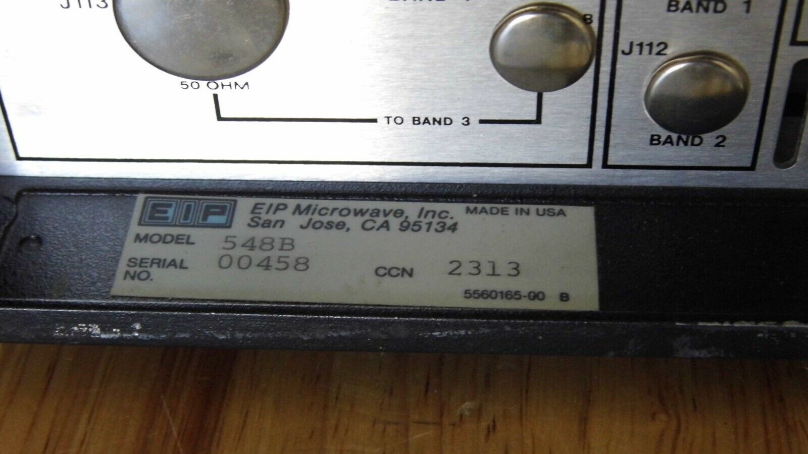 EIP 548B microwave frequency counter 10hz-26.5Ghz w/opt 06 EIP 548B microwave frequency counter 10hz-26.5Ghz w/opt 06